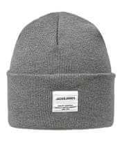 Jack&Jones Pánska čiapka JACLONG 12150627 Grey Melange