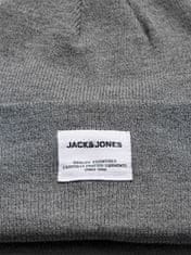 Jack&Jones Pánska čiapka JACLONG 12150627 Grey Melange