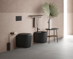 Vitra PLURAL Rim-Ex záv. WC Matte Black 7830B483-0075 - Vitra