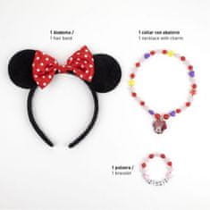 Cerda Beauty set MINNIE MOUSE (náhrdelník, náramok, čelenka), 2500002219