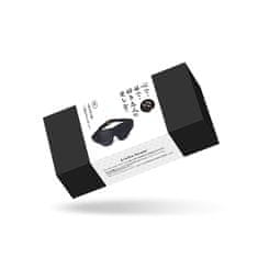 Liebe Seele Liebe Seele Dark Secret Blindfold (Black), kožená maska na oči