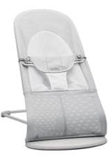 Babybjörn BABYBJÖRN Lehátko Balance Soft Silver White mesh, svetlá konštrukcia