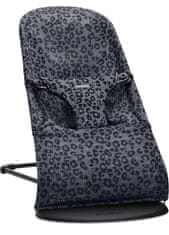 Babybjörn BABYBJÖRN Lehátko Bliss Anthracite Leopard mesh, čierna konštrukcia