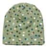 Čiapka detská Dots olive 6-9m