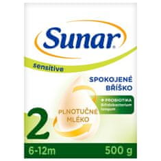 Sunar Sensitive 2 Mleko následné 500 g, 6m+