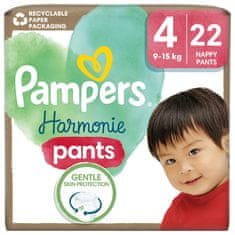 Pampers Nohavičky plienkové Harmonie Baby veľ. 4, 22 ks, 9kg-15kg