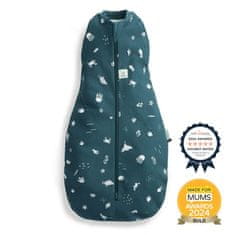 ergoPouch Zavinovačka a vak na spanie 2v1 Cocoon Ocean 0-3 m, 3-6 kg, 0,2 tog