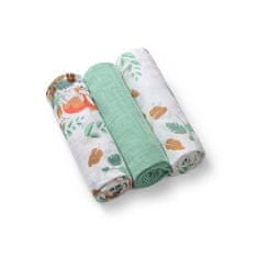 BabyOno Plienky mušelínové Super Soft 3 ks - Mint, 70x70 cm