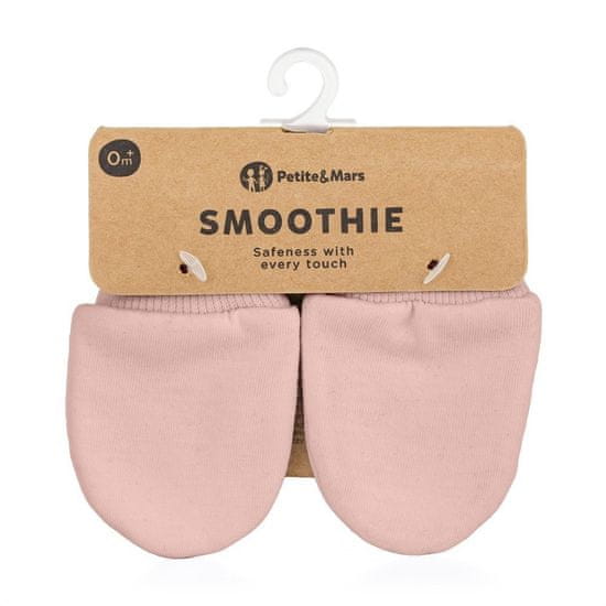 FEEDO PETITE&MARS Rukavičky kojenecké Smoothie Delicate Pink