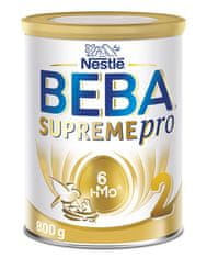 BEBA SUPREMEpro 2, 6 HMO, následné dojčenské mlieko, 800 g, od uk. 6. mesiace