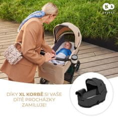 FEEDO KINDERKRAFT SELECT Kočík kombinovaný Yoxi 2v1 Moonlight Grey