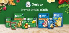 Gerber Kapsička organic ovocná mango a dula s kokosovým mliekom 80 g, 6+