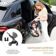 FEEDO KINDERKRAFT SELECT Kočík športový Yoxi Pure Black