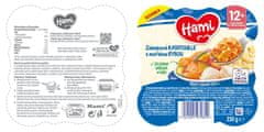 Hami Príkrm v tanieriku Zeleninové ratatouille s morskou rybou 230g, 12+