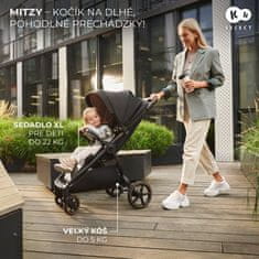 FEEDO KINDERKRAFT SELECT Kočík športový Mitzy Jade Green