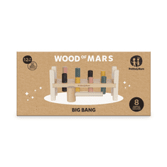 FEEDO PETITE&MARS Hračka drevená Big Bang Wood of Mars 12m+