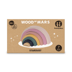 FEEDO PETITE&MARS Hračka drevená skladacia Stardust Wood of Mars 24m+