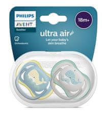 Philips Avent Cumlík Ultra air obrázok 18m+ (veľryba) 2ks