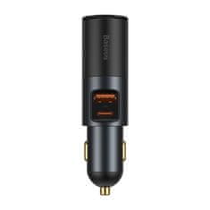 BASEUS BASEUS AUTONABÍJEČK USB+TYP C+AUTOZAPALOVAČ QC 4.0+PD 3.0 120W CCB-C0G