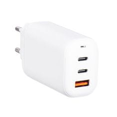 FORCELL GaN 65W nabíječka 2x USB typ C i 1x USB A - 3A PD/QC