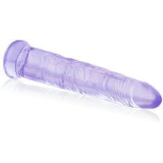 XSARA Štíhlé análně vaginální dildo - gelové elastické tágo - 83790666