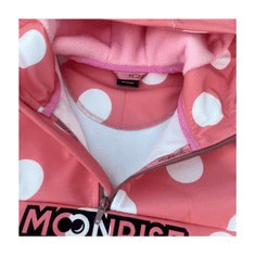 MOONRISE Fashion Detská softshell bunda - anorak white big dots, 92