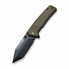 Civilight C23024-3 Bhaltair vreckový nôž 10 cm, čierna, zelená, Micarta