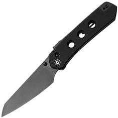 Civilight C22036-1 Vision FG vreckový nôž 9 cm, celočierna, G10 