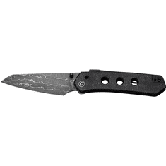 Civilight C22036-DS2 Vision FG vreckový nôž 9 cm, damašek, čierna, Micarta