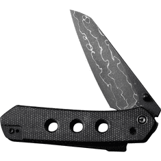 Civilight C22036-DS2 Vision FG vreckový nôž 9 cm, damašek, čierna, Micarta