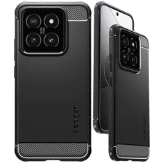 Spigen PUZDRO SPIGEN RUGGED ARMOR PRE XIAOMI 14 - MATNÁ ČIERNA