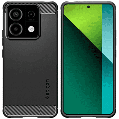 Spigen PUZDRO SPIGEN RUGGED ARMOR PRE XIAOMI REDMI NOTE 13 PRO 5G / POCO X6 5G - MATNÉ ČIERNE