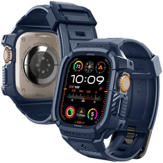 Spigen PUZDRO SPIGEN RUGGED ARMOR PRO PRE APPLE WATCH ULTRA 1/2 (49 MM) - NÁMORNÍCKA MODRÁ