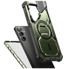 SUPCASE PUZDRO IBLSN ARMORBOX MAG SUPCASE S MAGSAFE PRE SAMSUNG GALAXY S24 - ZELENÉ