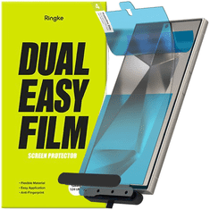 RINGKE RINGKE DUAL EASY 2-BALENIE GALAXY S24 ULTRA ČÍRA OCHRANNÁ FÓLIA