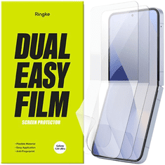 RINGKE OCHRANNÁ FÓLIA RINGKE DUAL EASY 2 BALENIE GALAXY S FLIP 6 ČIRÁ