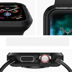 Spigen SPIGEN RUGGED ARMOR APPLE WATCH 4 / 5 / 6 / 7 / 8 / SE (40 / 41 MM) ČIERNA