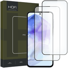 Hofi TVRDENÉ SKLO HOFI GLASS PRO+ 2 BALENIE GALAXY A35 / A55 5G ČIERNA