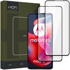 Hofi TEPOVANÉ SKLO HOFI GLASS PRO+ 2 BALENIE MOTOROLA MOTO G24 / G24 POWER / G04 / E14 ČIERNA