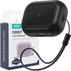 ESR ESR ORBIT HALOLOCK MAGSAFE APPLE AIRPODS PRO 1/2 ČIERNA