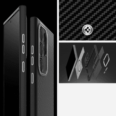 Spigen PUZDRO SPIGEN ENZO ARAMID PRE SAMSUNG GALAXY S24 ULTRA - MATNÁ ČIERNA