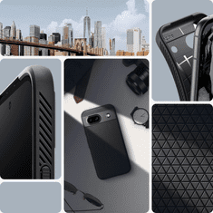 Spigen PUZDRO SPIGEN LIQUID AIR PRE GOOGLE PIXEL 8A - MATNÁ ČIERNA