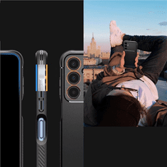 Spigen PUZDRO SPIGEN RUGGED ARMOR PRE SAMSUNG GALAXY A25 5G - MATNÁ ČIERNA