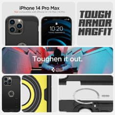 Spigen PUZDRO SPIGEN TOUGH ARMOR MAGSAFE PRE IPHONE 14 PRO MAX - ČIERNE