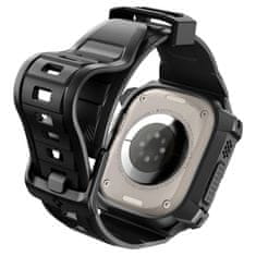 Spigen PUZDRO SPIGEN RUGGED ARMOR PRO S REMIENKOM PRE APPLE WATCH ULTRA (49 MM) - ČIERNE