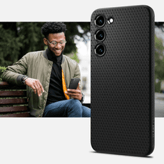 Spigen SPIGEN LIQUID AIR GALAXY S23 MATNÁ ČIERNA