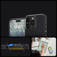 Spigen SPIGEN ULTRA HYBRID IPHONE 15 PRO FROST BLACK