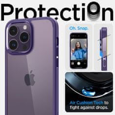 Spigen SPIGEN ULTRA HYBRID IPHONE 14 PRO DEEP PURPLE