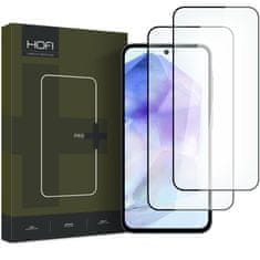 Hofi TVRDENÉ SKLO HOFI GLASS PRO+ 2 BALENIE GALAXY A35 / A55 5G ČIERNA