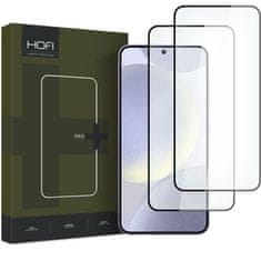 Hofi TVRDENÉ SKLO HOFI GLASS PRO+ 2 BALENIE GALAXY S24+ PLUS ČIERNA